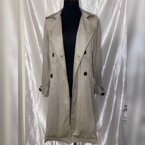 Kendall & Kylie Suede Trench Coat, Size XS